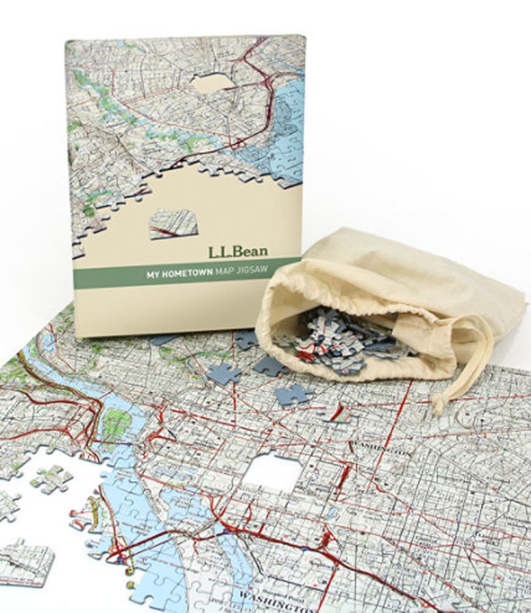 LL Bean My Hometown Map Puzzle