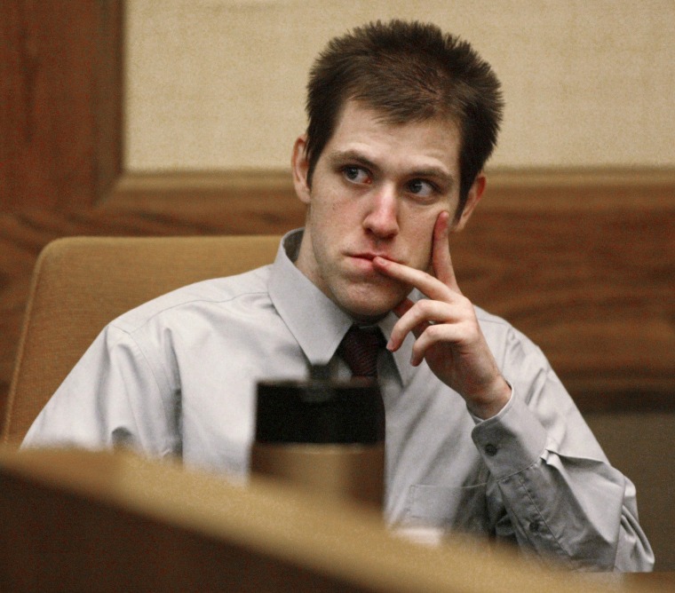 Image: In this March 29, 2007, file photo, William Morva watches as prospective jury members are interviewed to serve in his attempted robbery trial in Montgomery County Circuit Court in Christiansburg, Virginia.