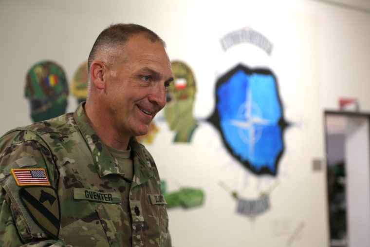Image: LTC Steven Gventer, a U.S. Army officer, commands NATO's Battle Group Poland