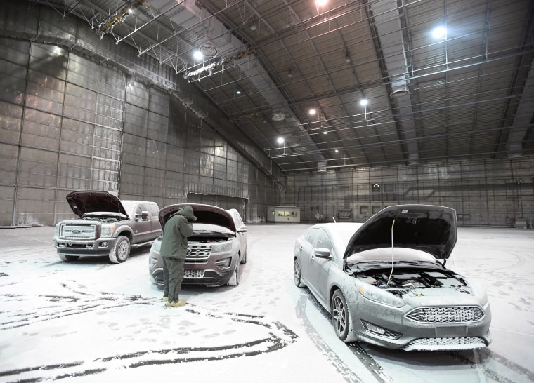 Image: Ford tests models in extreme cold temperatures at the McKinley Climatic Laboratory
