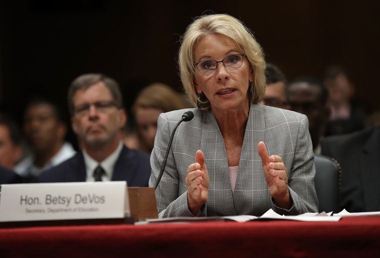 Democratic AGs Sue Betsy DeVos For Delaying Student Loan Protections