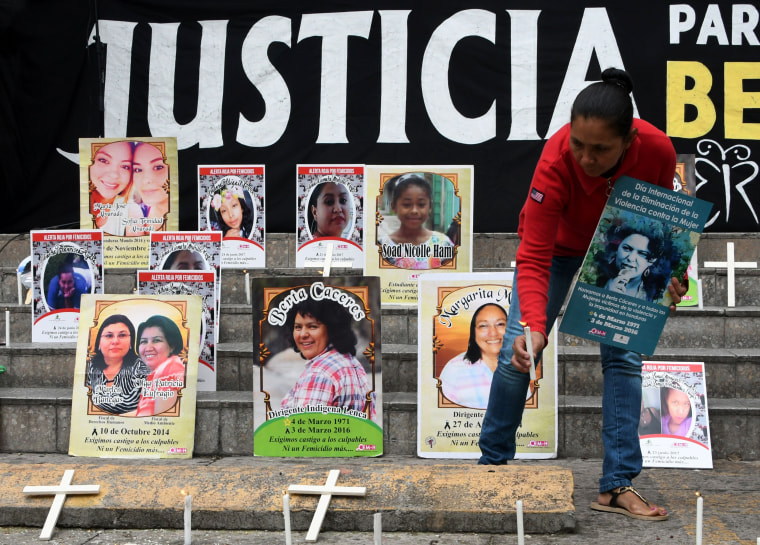 Image: HONDURAS-CRIME-VIOLENCE-WOMEN