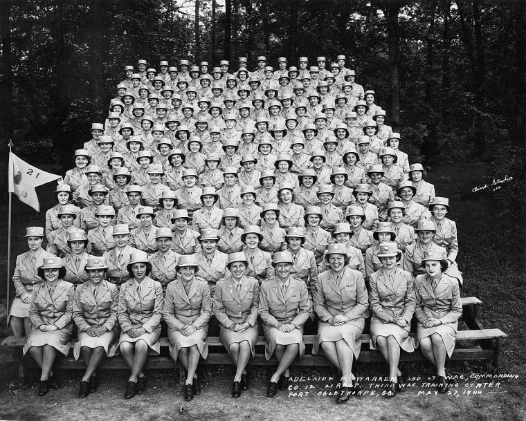 Image: Esther Blake 1944 third WAC training center