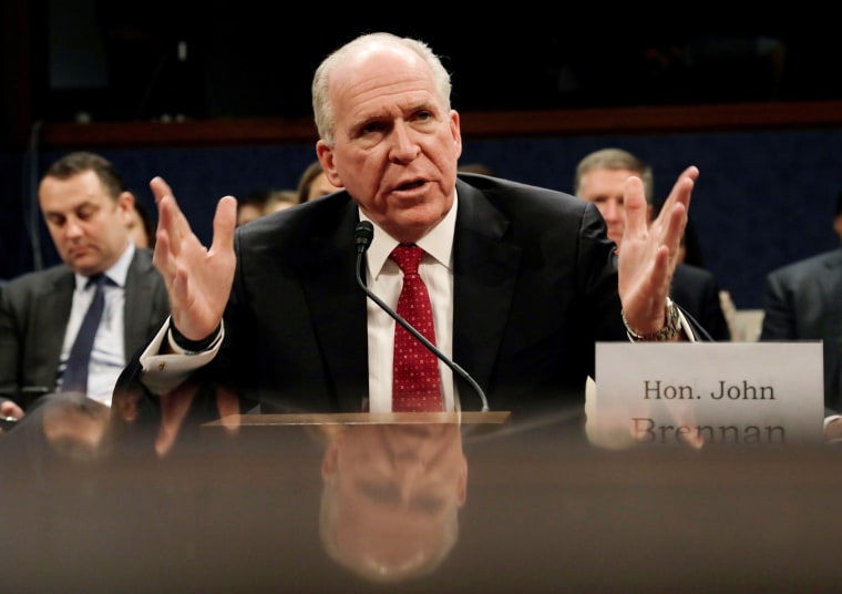 Image: Former CIA Director John Brennan tesifies on Capitol Hill in Washington