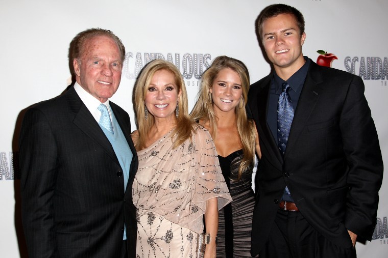 Kathie Lee Gifford with her family in 2012