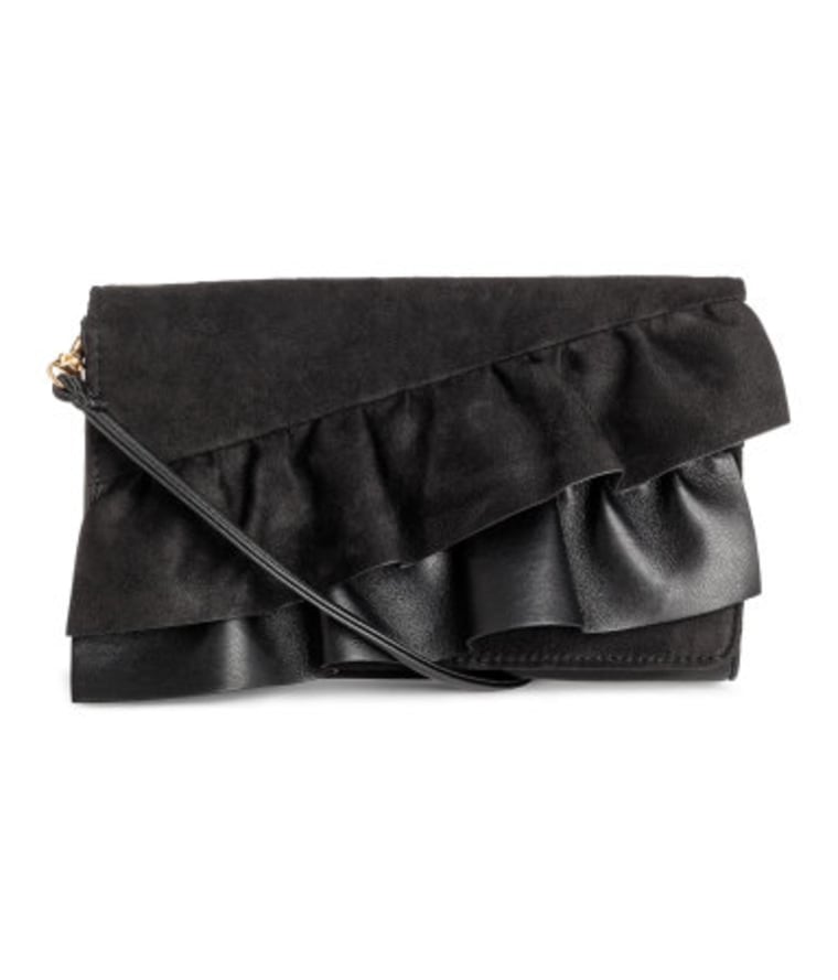 Clutch Bag with Ruffles