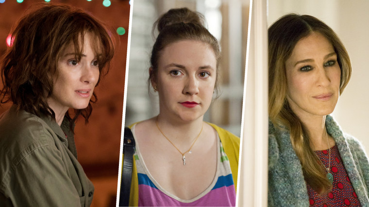 Sarah Jessica Parker in HBO's "Divorce," Winona Ryder in "Stranger Things," Lena Dunham "Girls"