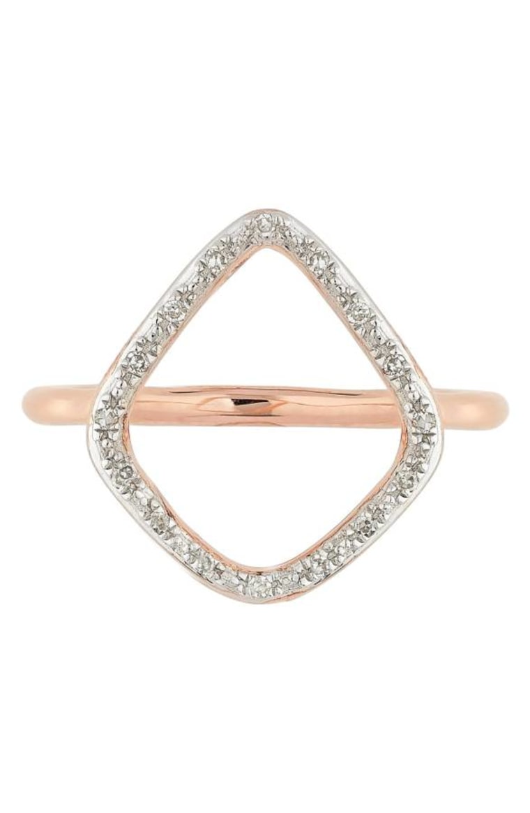 'Riva' Diamond Hoop Ring
