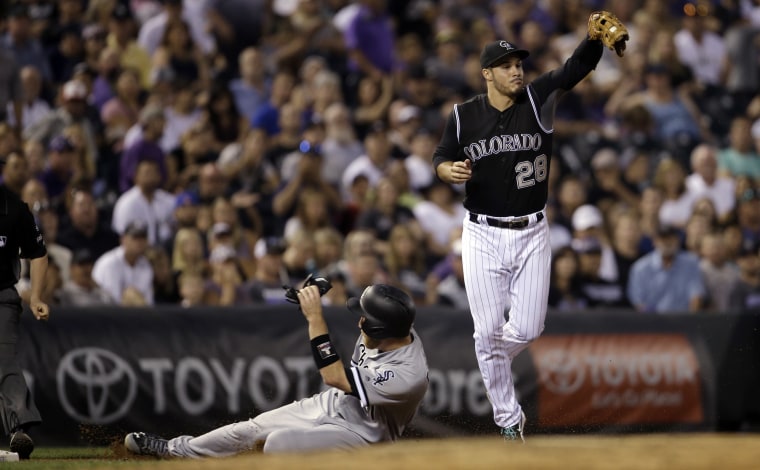 Colorado Rockies Troy Tulowitzki Game-Used 4th of July Jersey