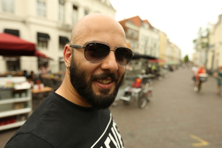 Image: After a five-year, nine-country journey, Saflou says he's adjusting well to his new life in the Netherlands