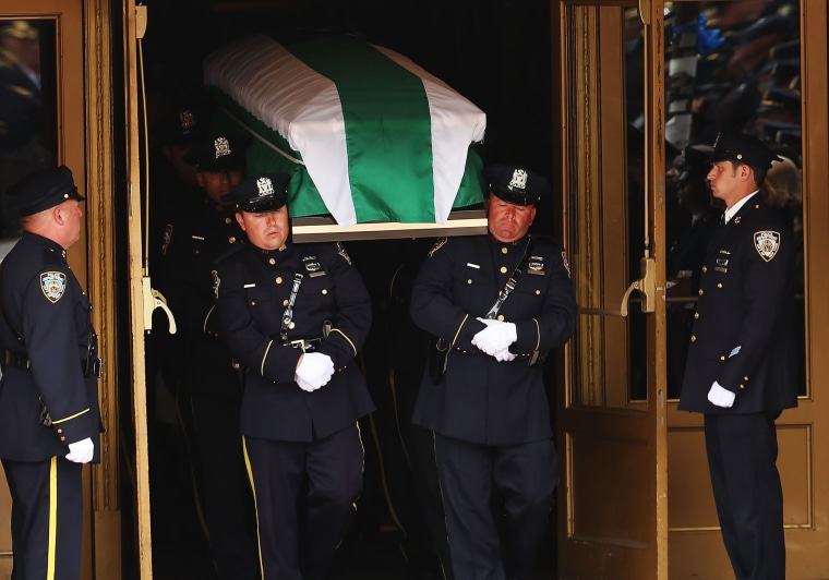 Image: Funeral Held For NYPD Officer Slain While On Duty In The Bronx