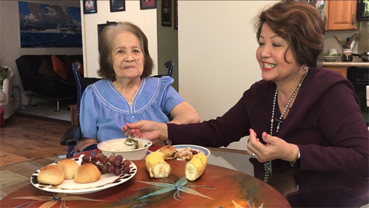 Beth Hoban and her mother Mamang