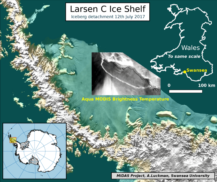 Image: Larsen C ice shelf