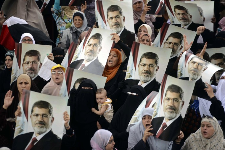 Image: Supporters of Mohamed Morsi