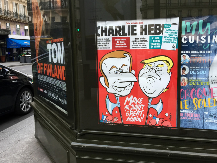 Image: Donald Trump on the cover of Charlie Hebdo