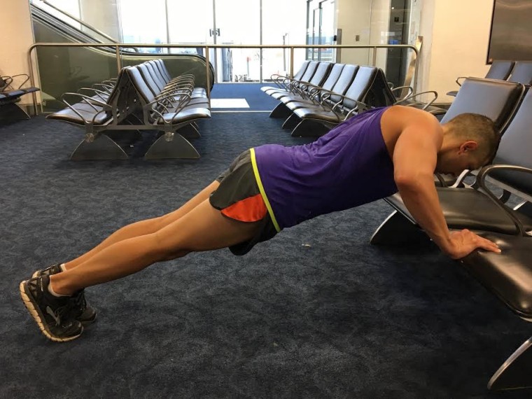 Image: Airport workout