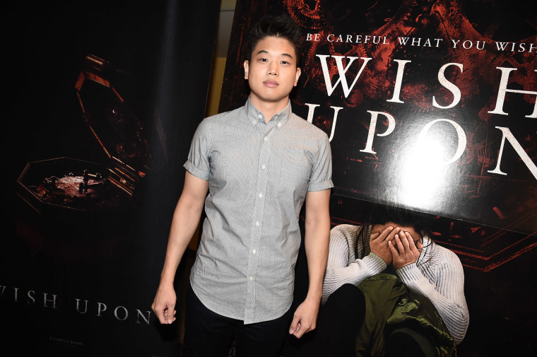 Ki Hong Lee at the Burbank, California, special screening of "Wish Upon," a Broad Green Pictures release.