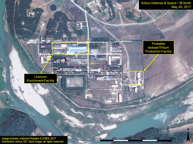 Image: A satellite image of the radiochemical laboratory at the Yongbyon nuclear plant in North Korea