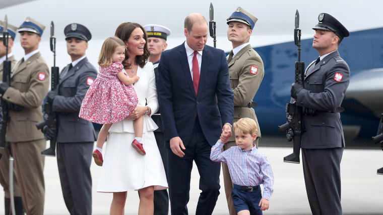 The Duke And Duchess Of Cambridge Visit Poland - Day 1