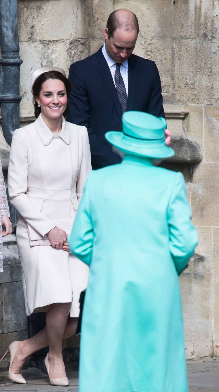 The Royal Family Attend Easter Day Service In Windsor