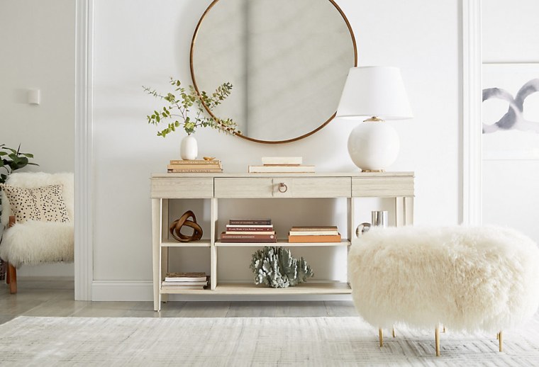 A bright and airy entryway from One Kings Lane