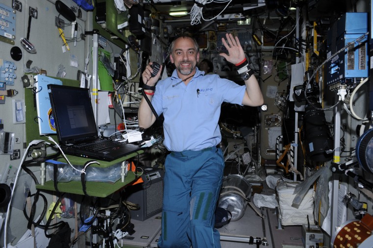 Richard Garriott aboard the International Space Station.