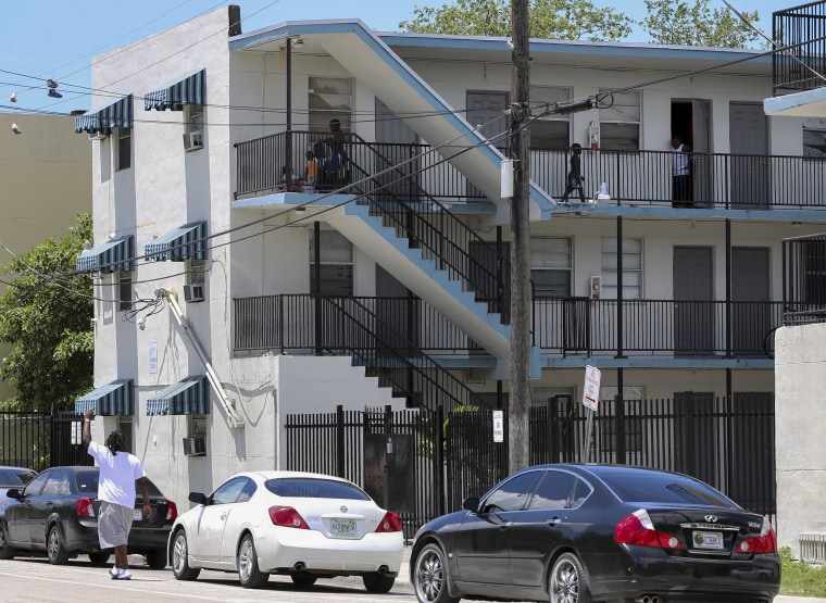 Image: the Overtown area of Miami