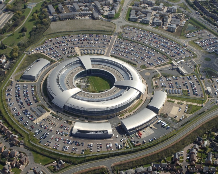 Image: Britain's electronic spy agency center, GCHQ.