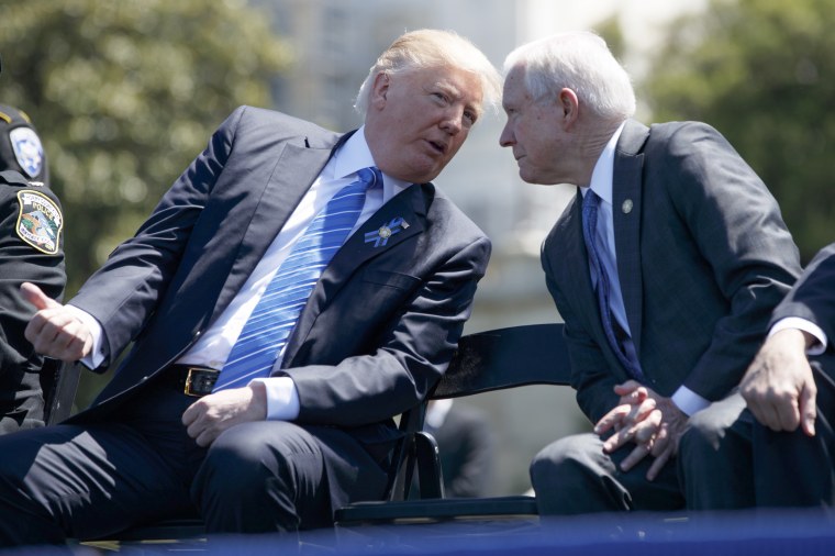 Image: Donald Trump with Jeff Sessions