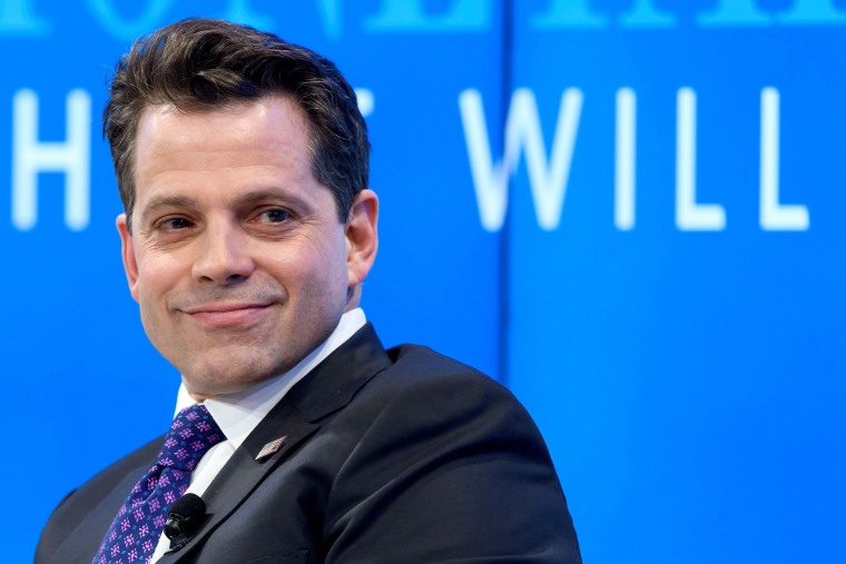 Image: Anthony Scaramucci attends a meeting on the theme "Monetary Policy: Where Will Things Land?" on the opening day of the World Economic Forum in Davos, Jan. 17, 2017.