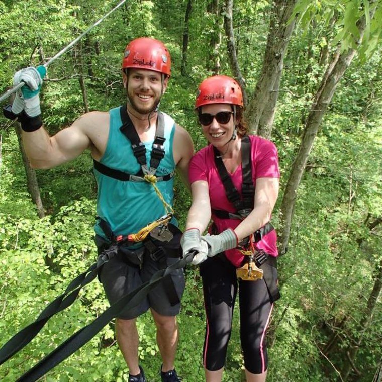 The young parents keep a regular date night that sometimes involves fun adventures. "We love the normal dinner and a movie, but we also love out-of-the-ordinary dates," Noel said. 