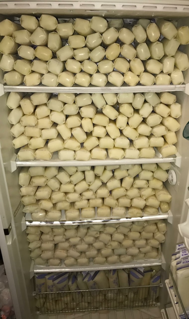 Mom donates gallons of excess breastmilk to help babies in need