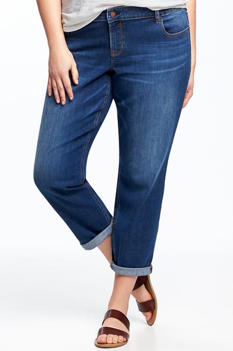 Eco-Friendly Boyfriend Skinny Plus-Size Jeans