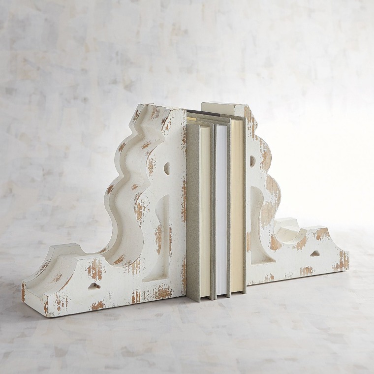 Wooden Bookend Set