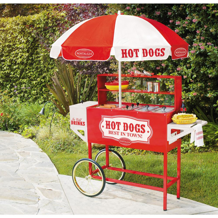 Nostalgia Electrics Vintage Hot Dog Cart