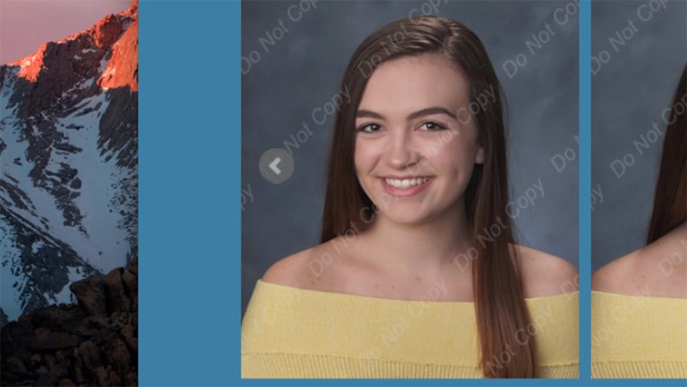 High school student asked to retake yearbook photo because of shoulder-revealing sweater.