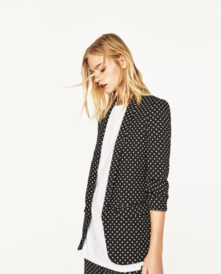 Polka Dot Blazer