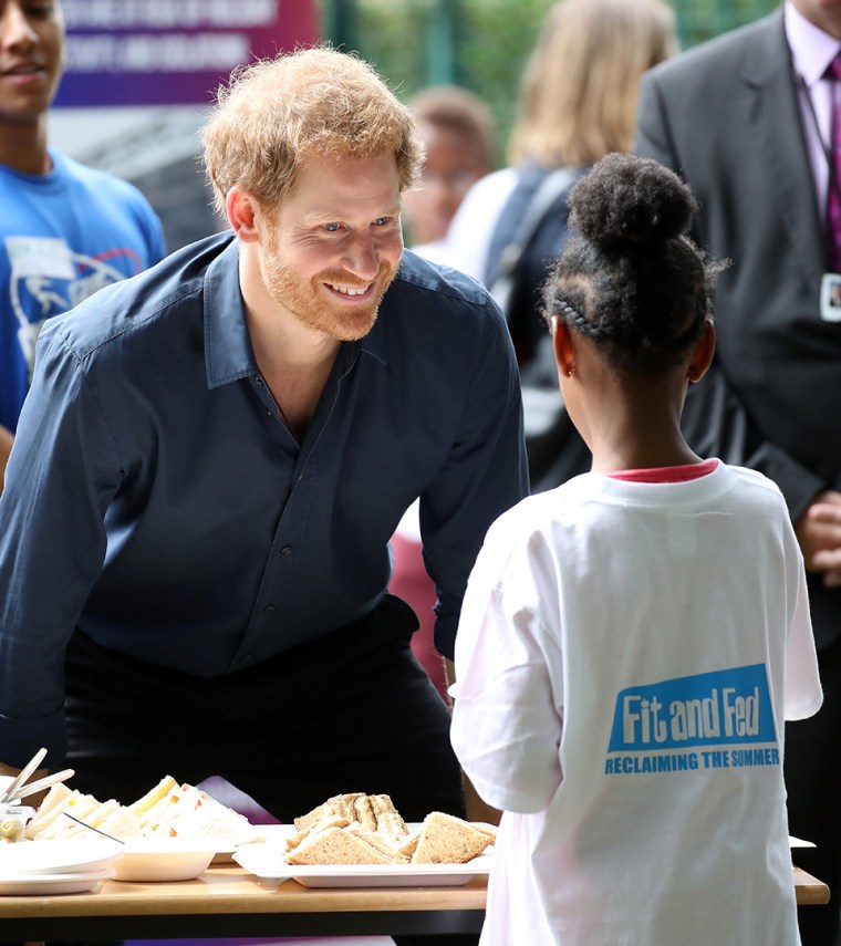 Prince Harry Visits StreetGames' Fit And Fed