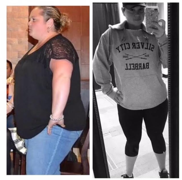 After her doctor told her that she was likely to become pre-diabetic and have a fatty liver, Amy-Jo Reid lost 104 pounds but also gained three friends who helped her maintain her weight loss.