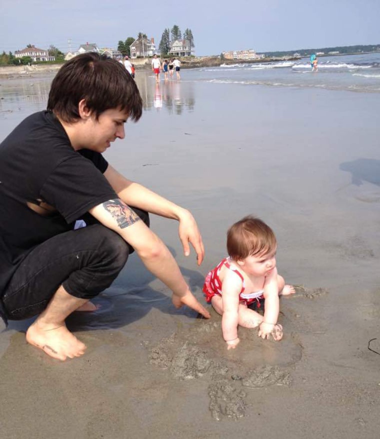 Image: Rob Grodt and his daughter