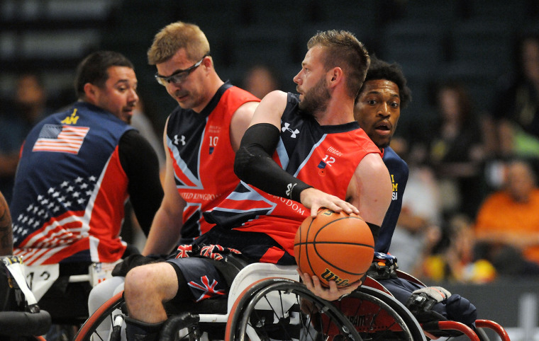 Image: The Wheelchair Basketball Finals at the Invictus Games Orlando