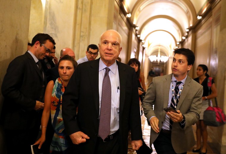 Image: Senators Debate Health Care Bill On Capitol Hill