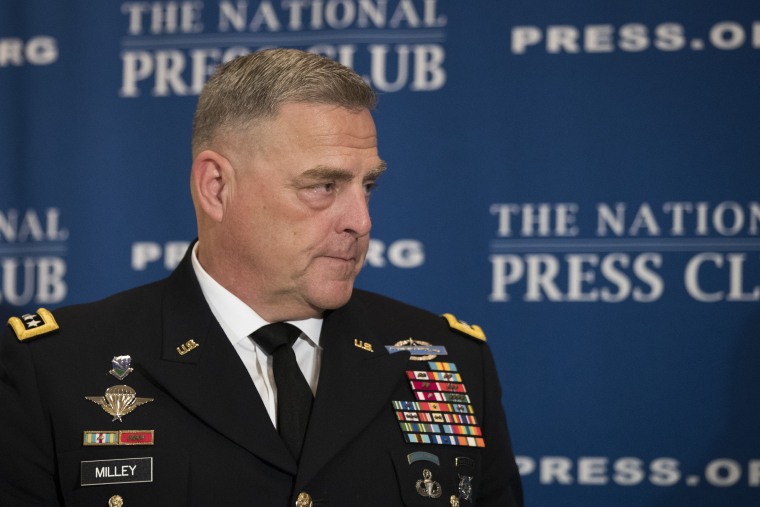 Image: Army Chief Of Staff Mark Milley Addresses National Press Club