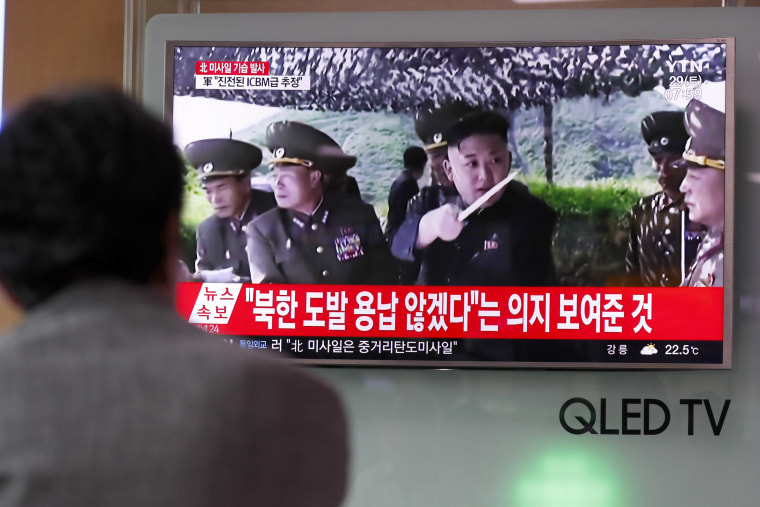 Image: North Korea launches intercontinental ballistic missile