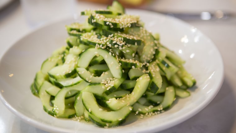 CAMILA ALVES SALAD: Camila Alves' Japanese Cucumber Salad