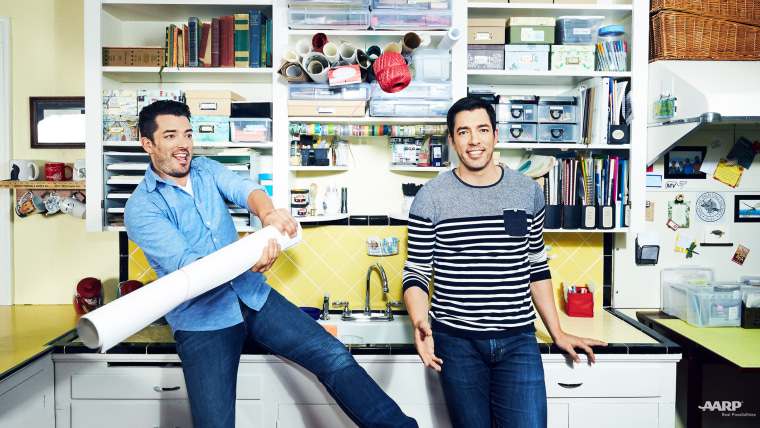 AARP is featuring the Property brothers in their August-September magazine