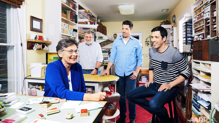 AARP is featuring the Property brothers in their August-September magazine