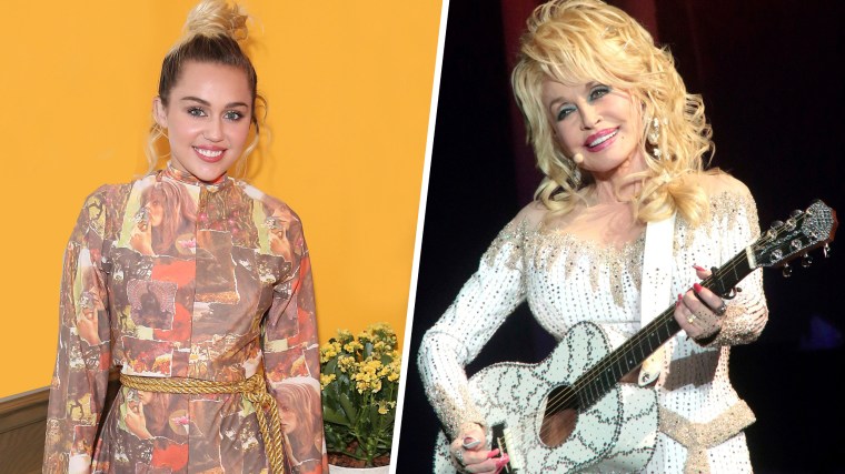 Miley Cyrus and her Cosmo comments about godmother Dolly Parton.