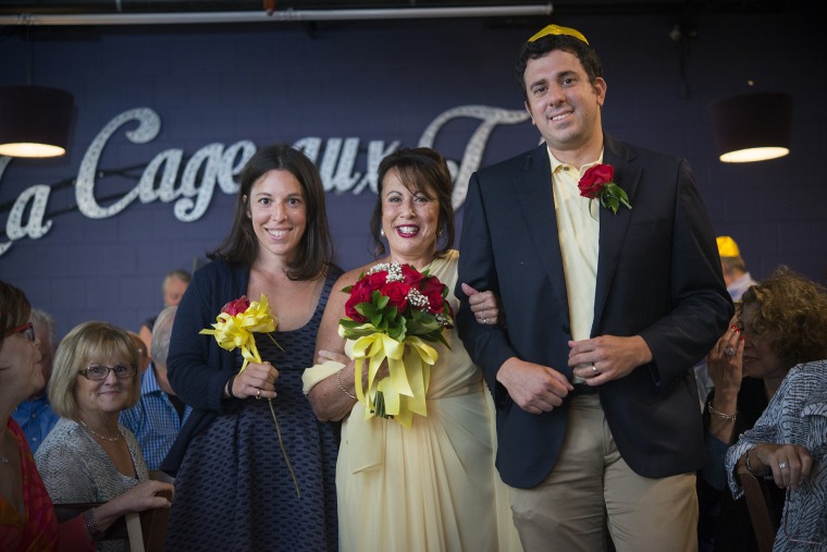 Couple throws "Beauty and the Beast" themed wedding to delight grandchildren