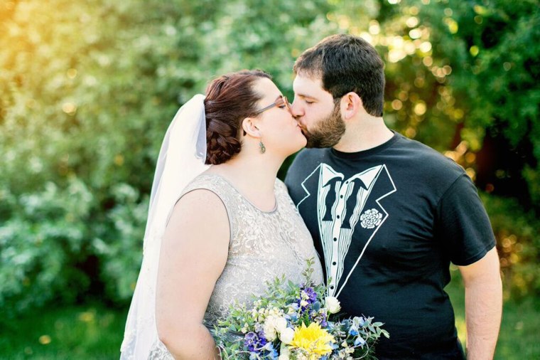 Couple who got married on a roller coaster